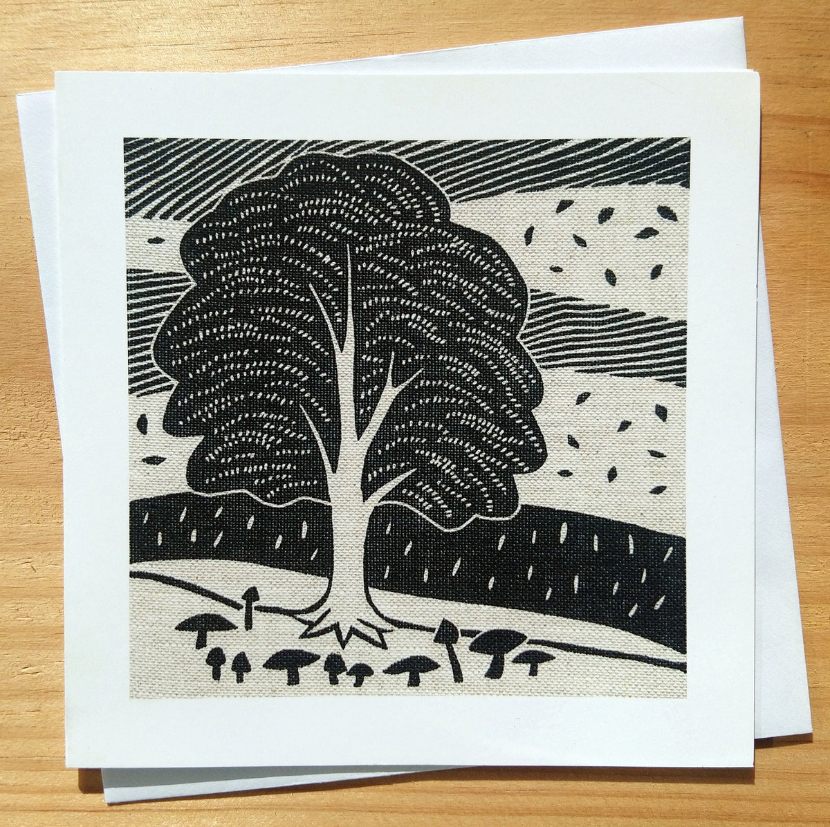 Birch ~ card – gailkellyprintmaker