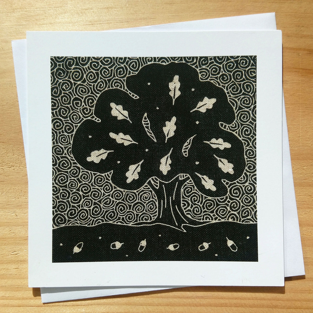 Oak ~ card – gailkellyprintmaker